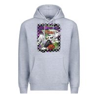 Heather Grey halloween vibes Premium Hoodie - BarkalooDesign