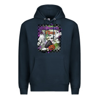 Navy halloween vibes Premium Hoodie - BarkalooDesign