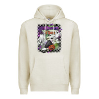Oatmeal Heather halloween vibes Premium Hoodie - BarkalooDesign