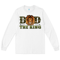White dad the king Long Sleeve Tee - Artiststas