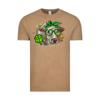 Vintage Coffee Charolais St. Patrick's Day Vintage Tee - OliviaCreatesArt