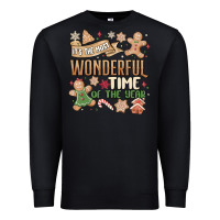 Black wonderful time Premium Sweatshirt - MaliasSmallBusiness