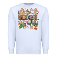 White wonderful time Premium Sweatshirt - MaliasSmallBusiness