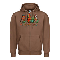 Chestnut western christmas trees merry christmas Zipper Hoodie - Jasminsmagicworld