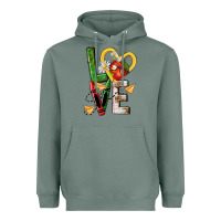 Sage teacher love nca Heavyweight Hoodie - NancyCooperArtShop