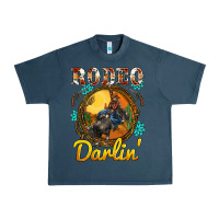 Midnight Navy western rodeo darlin' sunset sunflowers weapon Urban Heavy Tee - BarkalooDesign