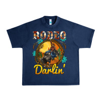 Navy western rodeo darlin' sunset sunflowers weapon Urban Heavy Tee - BarkalooDesign