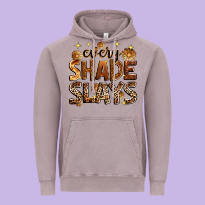 Every Shade Slays Vintage Hoodie Designed By Zillion Design Studio
