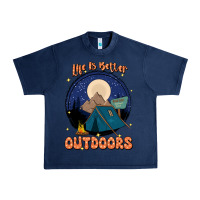 Navy life is better outdoors Urban Heavy Tee - JahusDesignShop