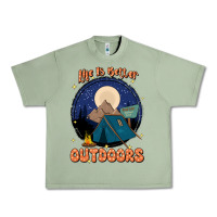 Oil Green life is better outdoors Urban Heavy Tee - JahusDesignShop