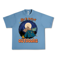 Pebble Blue life is better outdoors Urban Heavy Tee - JahusDesignShop