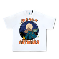 White life is better outdoors Urban Heavy Tee - JahusDesignShop