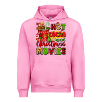 Fuchsia Pink hot cocoa and christmas movies Urban Hoodie - texasbilliewilder