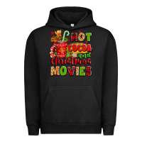Pigment Black hot cocoa and christmas movies Urban Hoodie - texasbilliewilder