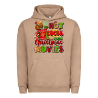Pigment Burro hot cocoa and christmas movies Urban Hoodie - texasbilliewilder