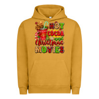 Pigment Peanut Butter hot cocoa and christmas movies Urban Hoodie - texasbilliewilder