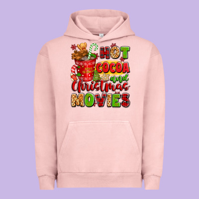 Hot Cocoa And Christmas Movies Urban Hoodie Designed By Texasbilliewilder