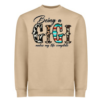 Mushroom being a gigi makes my life complate Heavyweight Sweatshirt - CowhideDigitalArt
