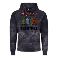 Cloud Black merry christmas trees Vintage Hoodie - RanaPortraitStore
