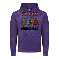 Cloud Purple merry christmas trees Vintage Hoodie - RanaPortraitStore
