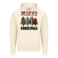 Vintage Artic merry christmas trees Vintage Hoodie - RanaPortraitStore
