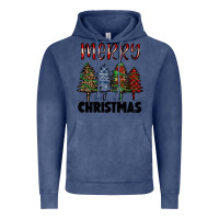 Vintage Denim merry christmas trees Vintage Hoodie - RanaPortraitStore