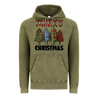 Vintage Olive merry christmas trees Vintage Hoodie - RanaPortraitStore