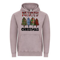 Vintage Zinc merry christmas trees Vintage Hoodie - RanaPortraitStore