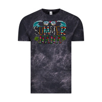 Cloud Black summer nana Vintage Tee - CowhideDigitalArt