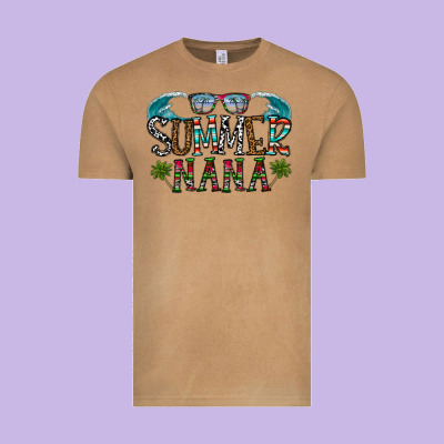Summer Nana Vintage Tee Designed By Cowhidedigitalart