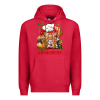 Cardinal baker life gnome Premium Hoodie - BarkalooDesign