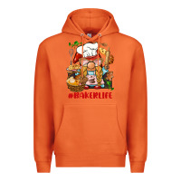 Carrot baker life gnome Premium Hoodie - BarkalooDesign