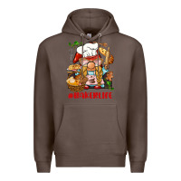 Coffee baker life gnome Premium Hoodie - BarkalooDesign