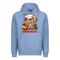 Colony Blue baker life gnome Premium Hoodie - BarkalooDesign