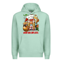 Seafoam baker life gnome Premium Hoodie - BarkalooDesign