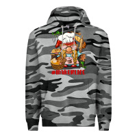 Slate Camo baker life gnome Premium Hoodie - BarkalooDesign