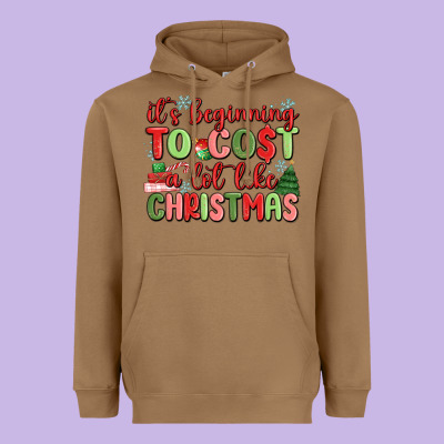It's Beginning To Cost A Lot Like Christmas Heavyweight Hoodie Designed By Maliassmallbusiness