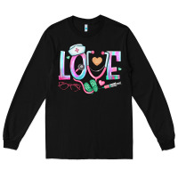 Black love nurse Long Sleeve Tee - BundleAndBundleShop