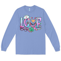 Colony Blue love nurse Long Sleeve Tee - BundleAndBundleShop