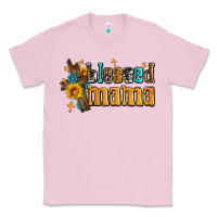 Bubblegum Pink blessed mama Classic Tee - AdoDesignShop