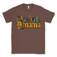 Chestnut blessed mama Classic Tee - AdoDesignShop
