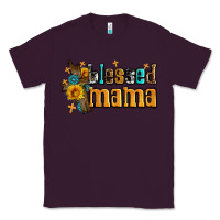 Plum blessed mama Classic Tee - AdoDesignShop