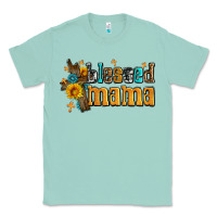Seafoam blessed mama Classic Tee - AdoDesignShop
