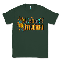 Sports Green blessed mama Classic Tee - AdoDesignShop