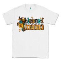 White blessed mama Classic Tee - AdoDesignShop