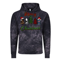 Cloud Black merry christmas trees Vintage Hoodie - RanaPortraitStore