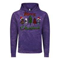 Cloud Purple merry christmas trees Vintage Hoodie - RanaPortraitStore