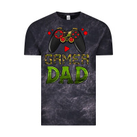 Cloud Black gamer dad Vintage Tee - HRA Design Shop