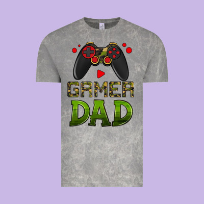 Gamer Dad Vintage Tee Designed By Hra Design Shop