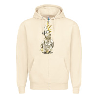Sandshell Cockatoo Bird Zipper Hoodie - LillyAllenDesigns